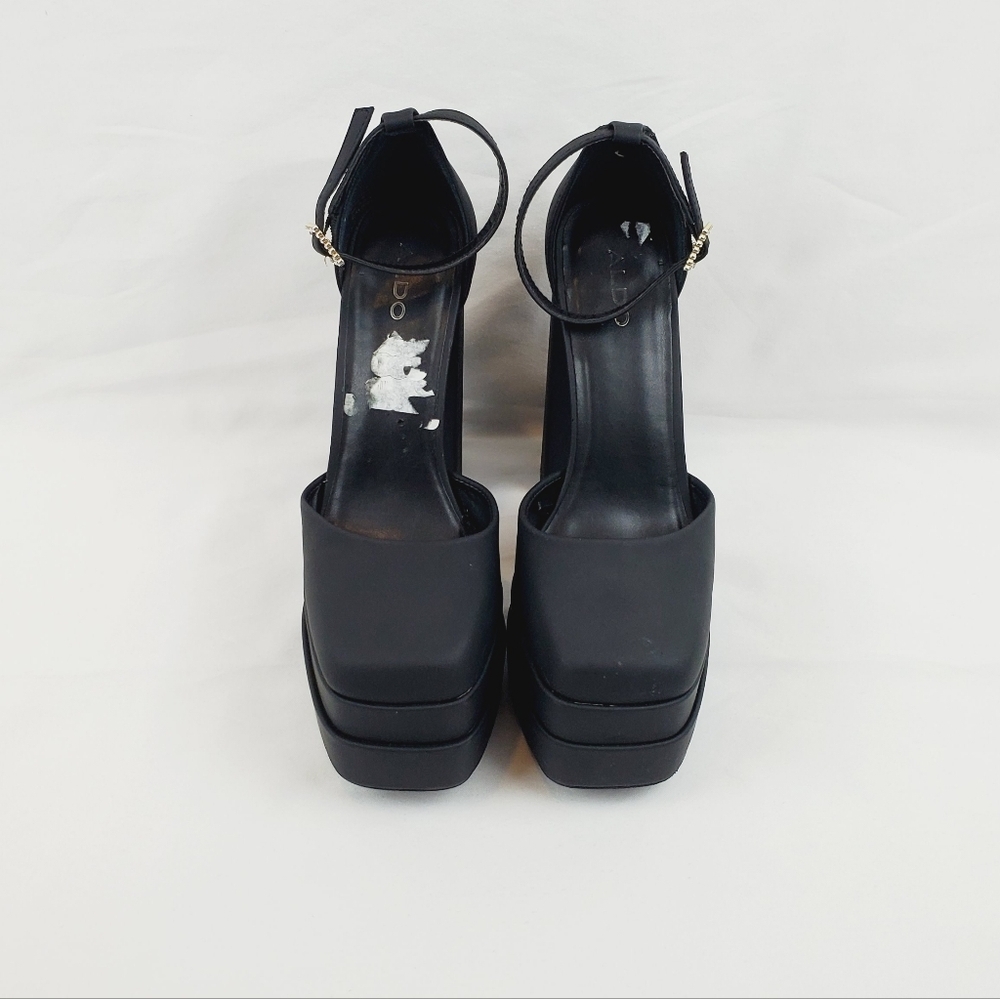 Aldo Grandle Double Platform Ankle Strap Pump - Picture 4 of 11